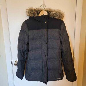 Eddie Bauer | Women's Size Medium | Down Winter Coat | Faux Fur Hood